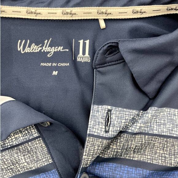 Walter Hagen 11 Masters Short Sleeve Polo Blue Mens Medium - Picture 5 of 7